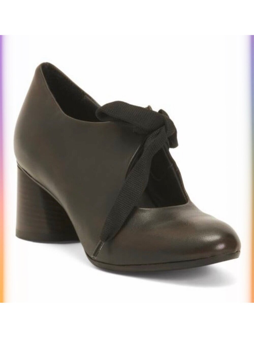 All Black Italia Leather Flamenco Dancer 38 8 black swing retro Signora Moderna